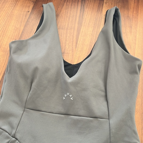 Varley Let's Go Juni All in One Romper in Blackened Pearl - Picture 3 of 7